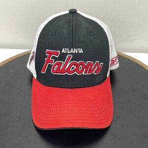 Vintage Atlanta Falcons Reebok Snapback Trucker Mesh Black red‎ White